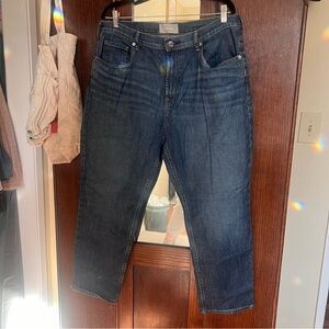 NWOT Everlane High Waist Straight Ankle Jeans Size 33